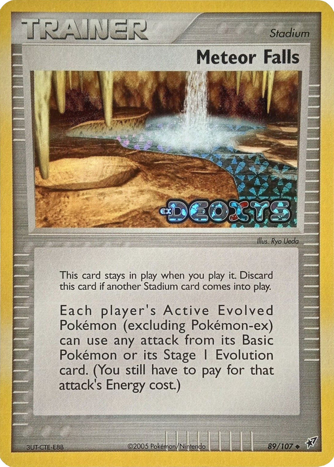 Meteor Falls (89/107) (Stamped) [EX: Deoxys] | Exor Games Truro