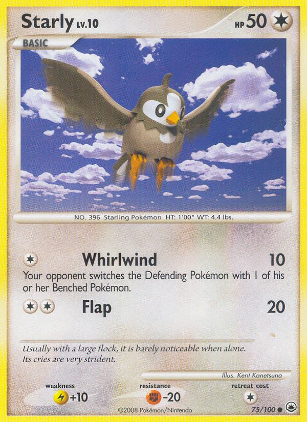 Starly (75/100) [Diamond & Pearl: Majestic Dawn] | Exor Games Truro