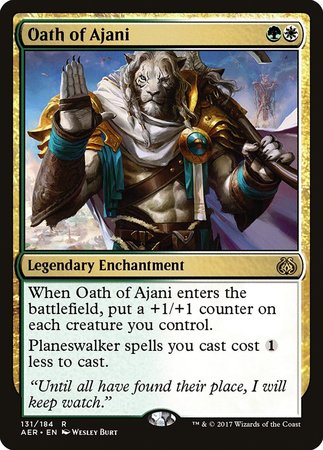 Oath of Ajani [Aether Revolt] | Exor Games Truro