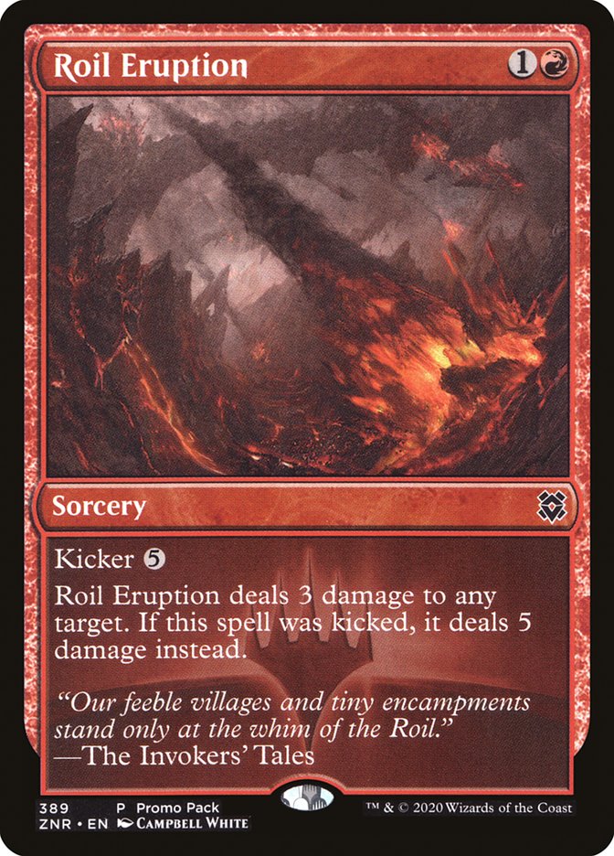 Roil Eruption (Promo Pack) [Zendikar Rising Promos] | Exor Games Truro