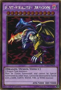 Five-Headed Dragon [PGL2-EN078] Gold Rare | Exor Games Truro