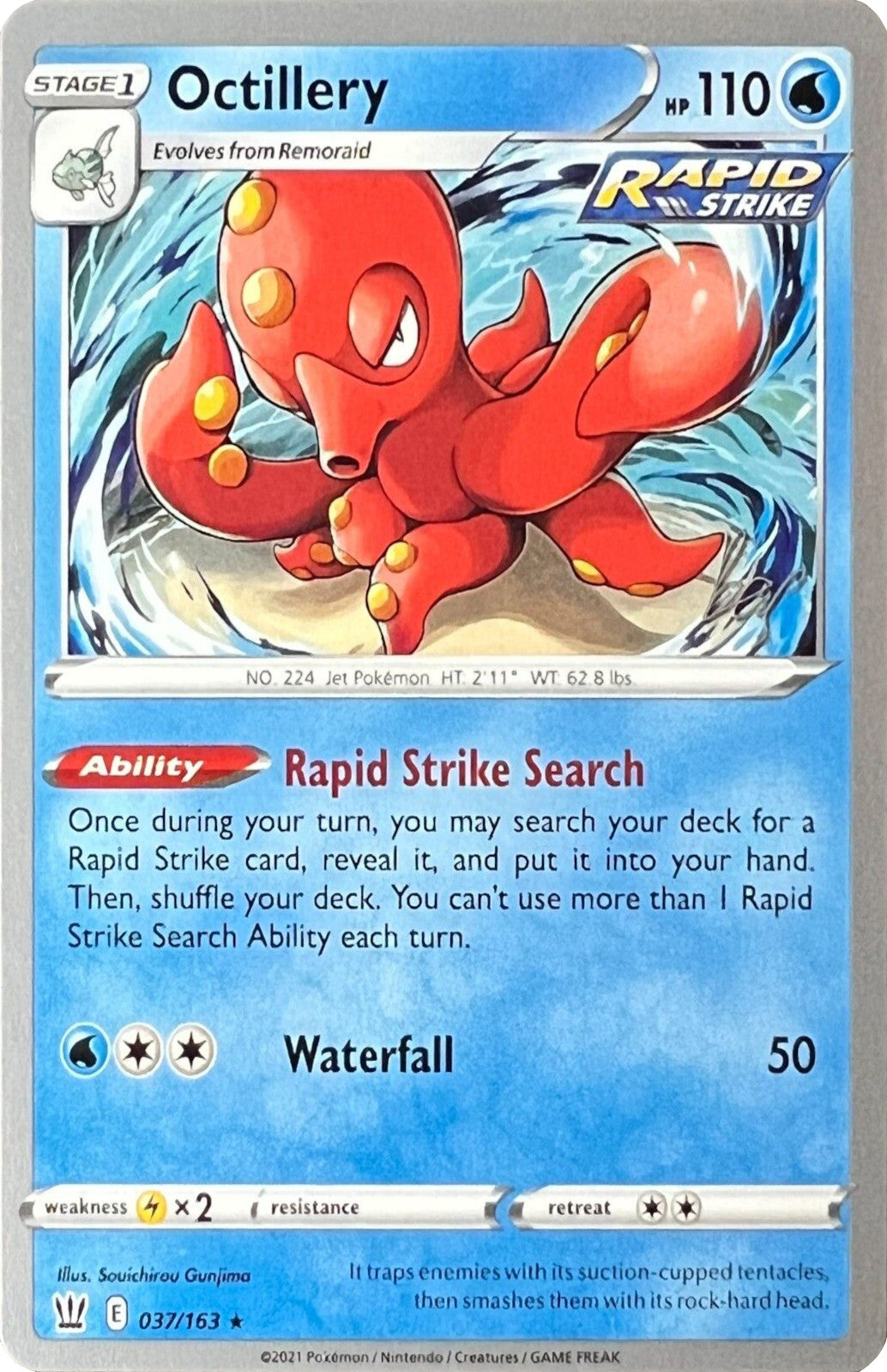 Octillery (037/163) (Cheryl Again - Sebastian Lashmet) [World Championships 2022] | Exor Games Truro