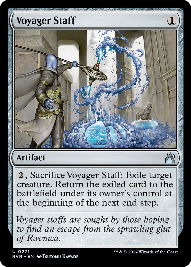 Voyager Staff [Ravnica Remastered] | Exor Games Truro