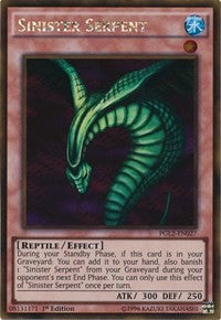 Sinister Serpent [PGL2-EN027] Gold Rare | Exor Games Truro