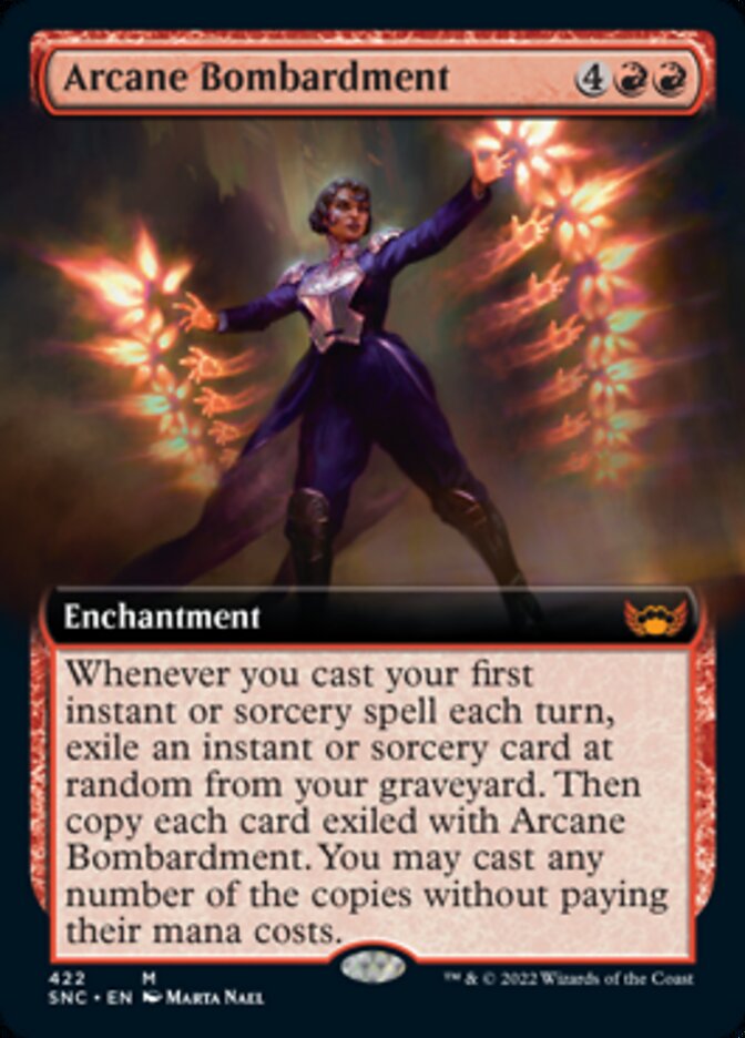 Arcane Bombardment (Extended Art) [Streets of New Capenna] | Exor Games Truro