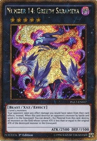 Number 14: Greedy Sarameya [PGL2-EN017] Gold Secret Rare | Exor Games Truro