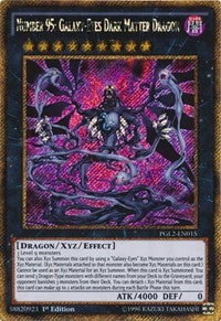 Number 95: Galaxy-Eyes Dark Matter Dragon [PGL2-EN015] Gold Secret Rare | Exor Games Truro