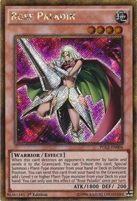 Rose Paladin [PGL2-EN004] Gold Secret Rare | Exor Games Truro