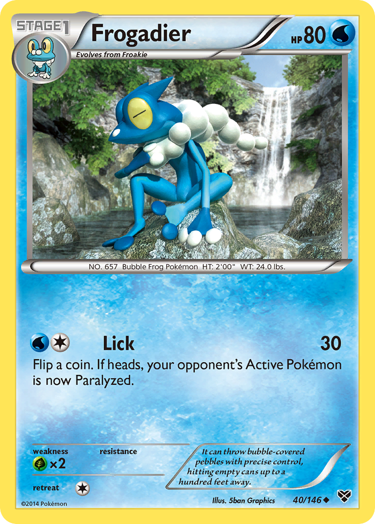 Frogadier (40/146) [XY: Base Set] | Exor Games Truro