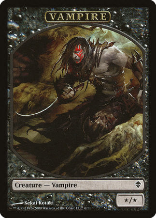 Vampire Token [Zendikar Tokens] | Exor Games Truro