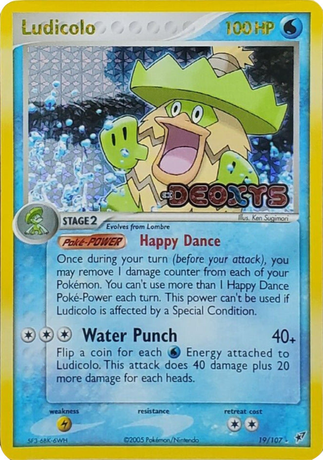 Ludicolo (19/107) (Stamped) [EX: Deoxys] | Exor Games Truro