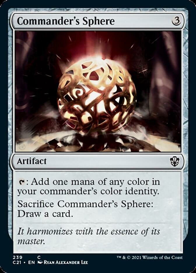 Commander's Sphere [Commander 2021] | Exor Games Truro