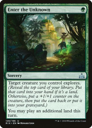 Enter the Unknown [Rivals of Ixalan] | Exor Games Truro