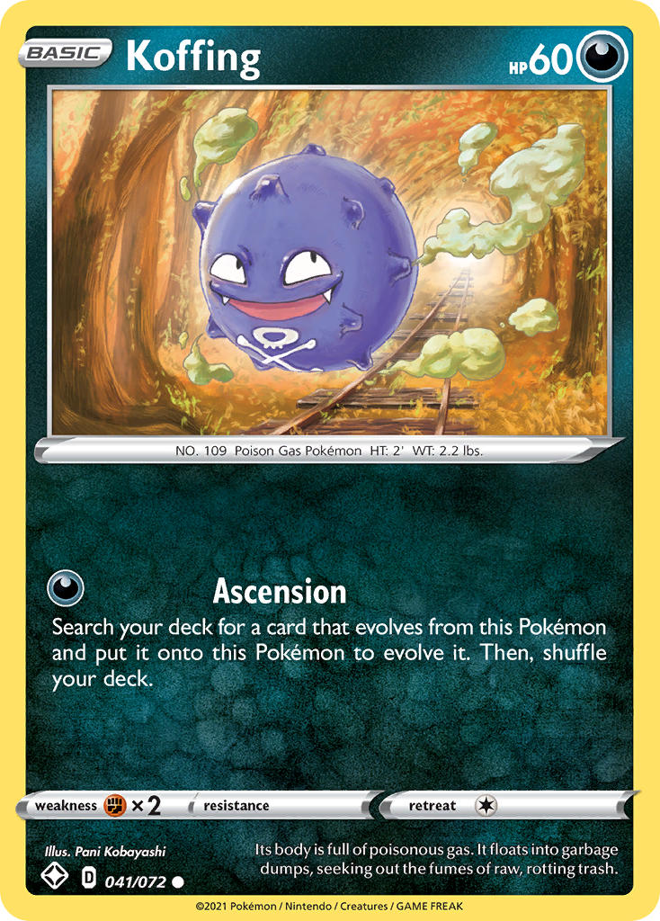 Koffing (041/072) [Sword & Shield: Shining Fates] | Exor Games Truro