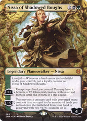 Nissa of Shadowed Boughs (Borderless) [Zendikar Rising] | Exor Games Truro