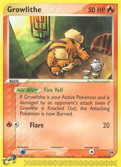 Growlithe (65/100) [EX: Sandstorm] | Exor Games Truro