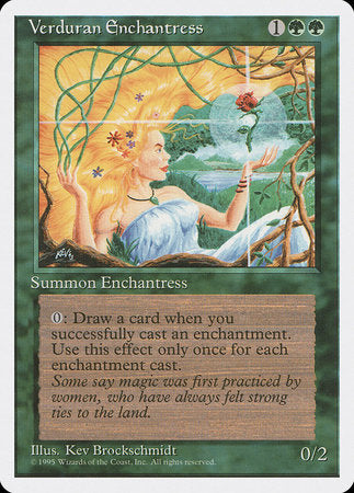 Verduran Enchantress [Fourth Edition] | Exor Games Truro