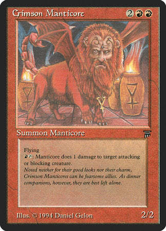 Crimson Manticore [Legends] | Exor Games Truro