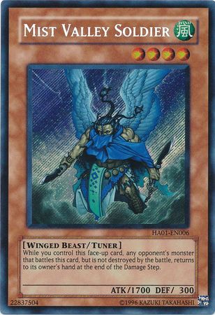 Mist Valley Soldier [HA01-EN006] Secret Rare | Exor Games Truro