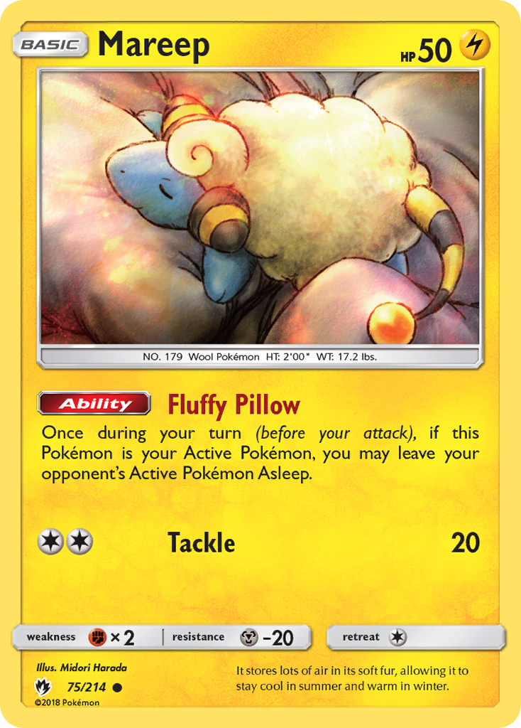 Mareep (75/214) [Sun & Moon: Lost Thunder] | Exor Games Truro
