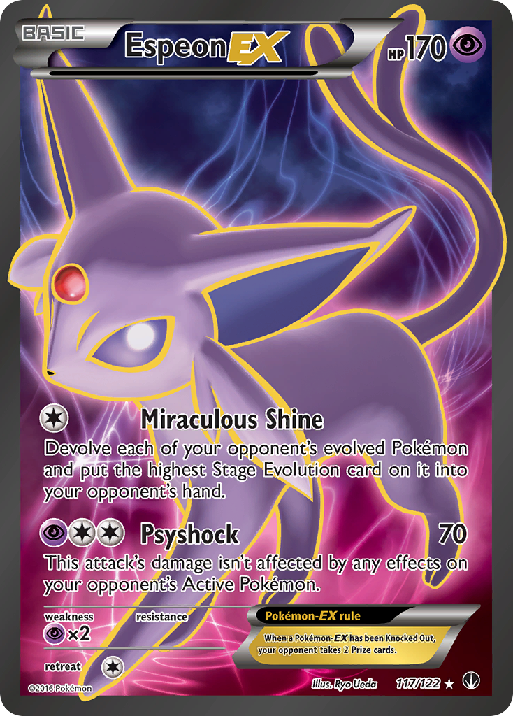 Espeon EX (117/122) [XY: BREAKpoint] | Exor Games Truro