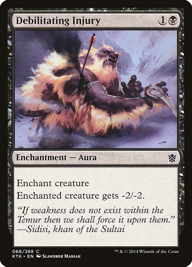 Debilitating Injury [Khans of Tarkir] | Exor Games Truro