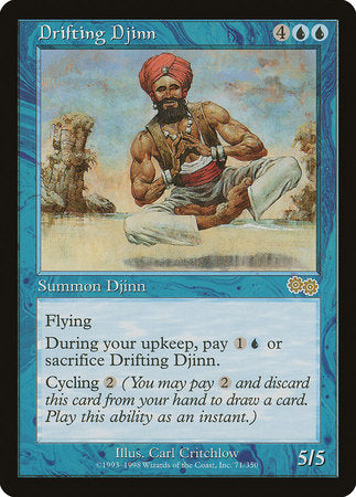 Drifting Djinn [Urza's Saga] | Exor Games Truro