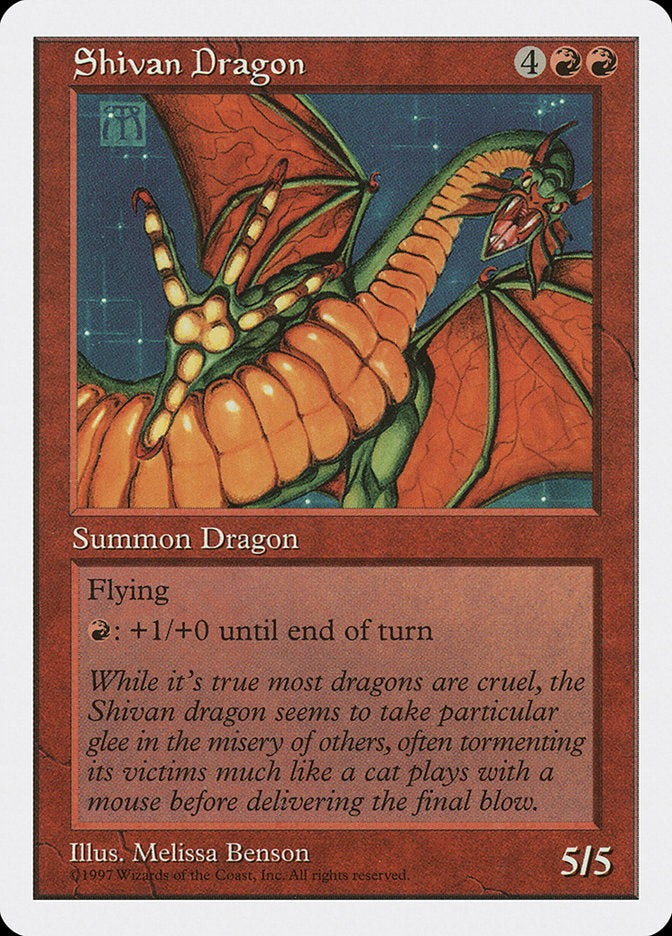 Shivan Dragon [Fifth Edition] | Exor Games Truro