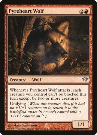 Pyreheart Wolf [Dark Ascension] | Exor Games Truro