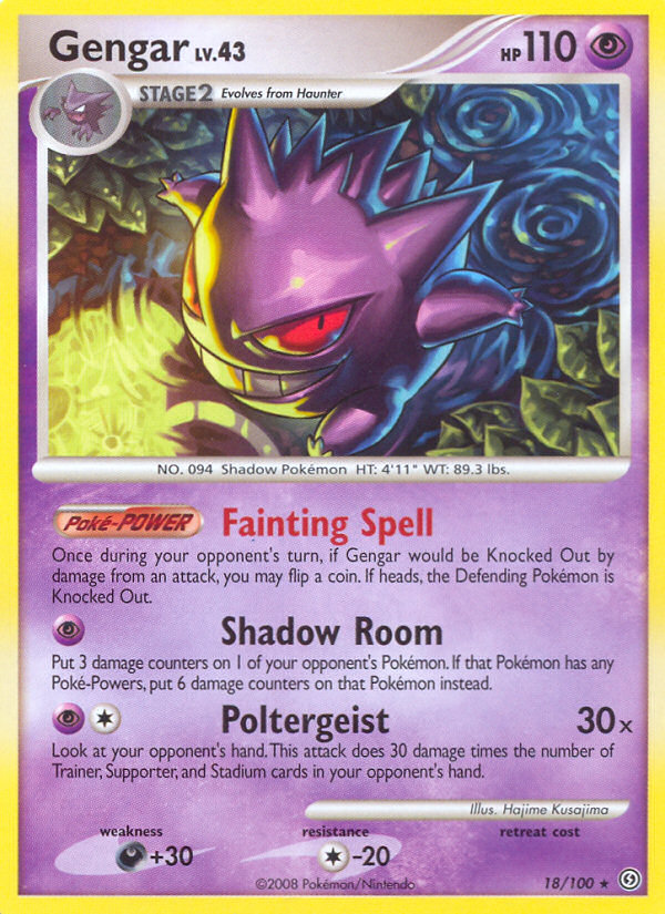 Gengar (18/100) [Diamond & Pearl: Stormfront] | Exor Games Truro