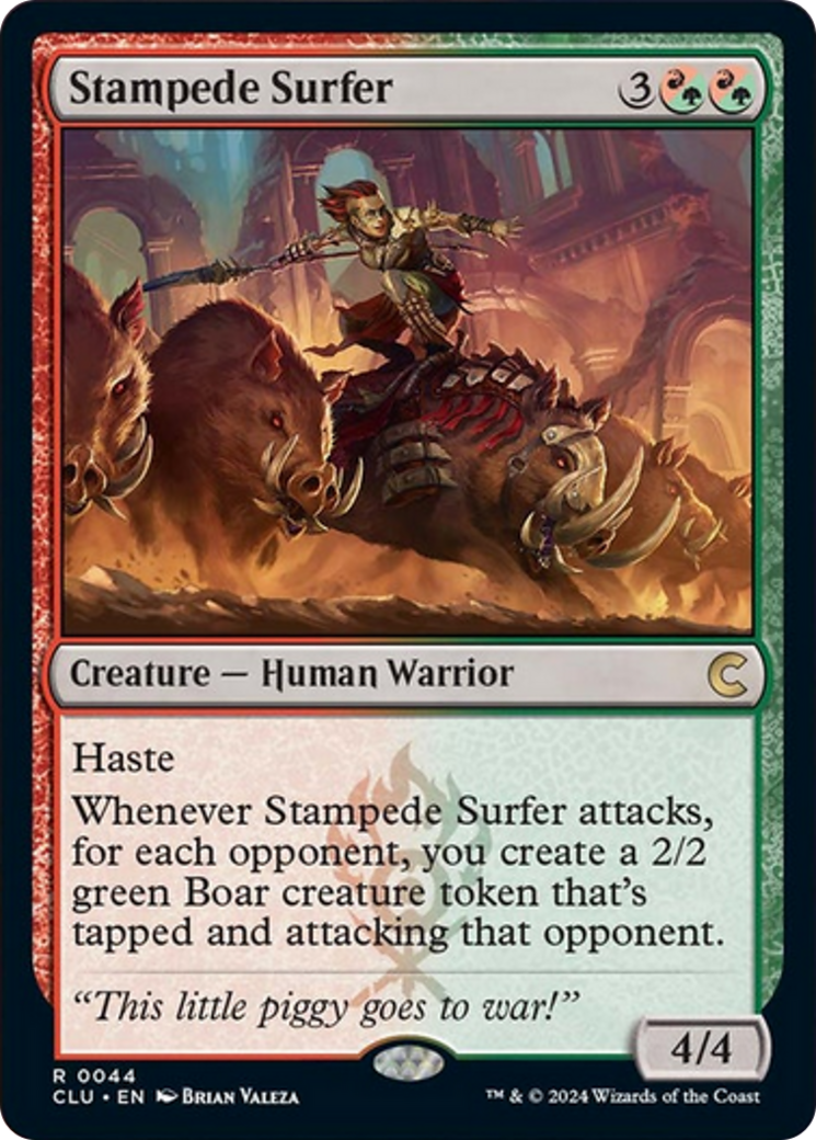 Stampede Surfer [Ravnica: Clue Edition] | Exor Games Truro