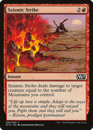 Seismic Strike [Magic 2015] | Exor Games Truro