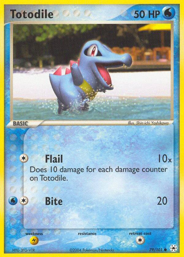 Totodile (79/101) [EX: Hidden Legends] | Exor Games Truro