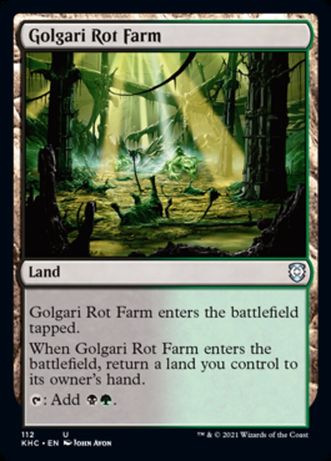 Golgari Rot Farm [Kaldheim Commander] | Exor Games Truro