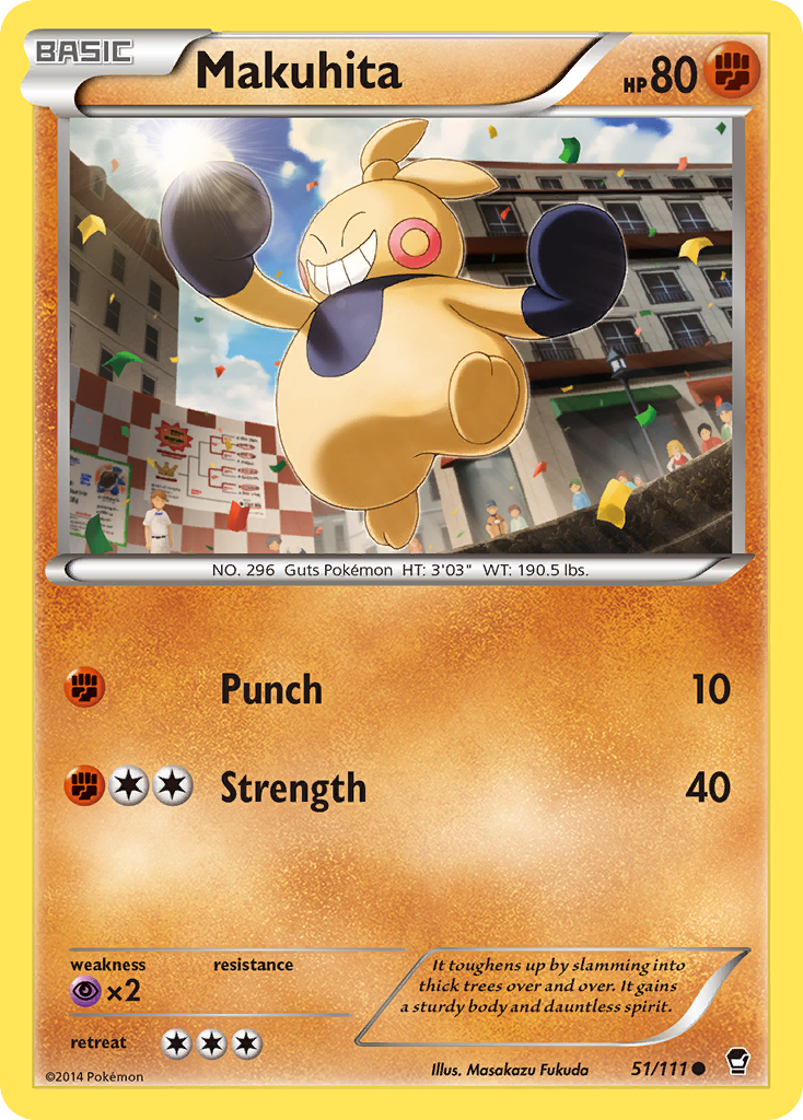 Makuhita (51/111) [XY: Furious Fists] | Exor Games Truro