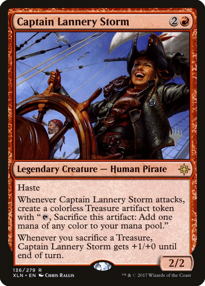 Captain Lannery Storm (Promo Pack) [Ixalan Promos] | Exor Games Truro