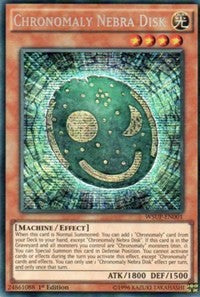 Chronomaly Nebra Disk [WSUP-EN001] Prismatic Secret Rare | Exor Games Truro