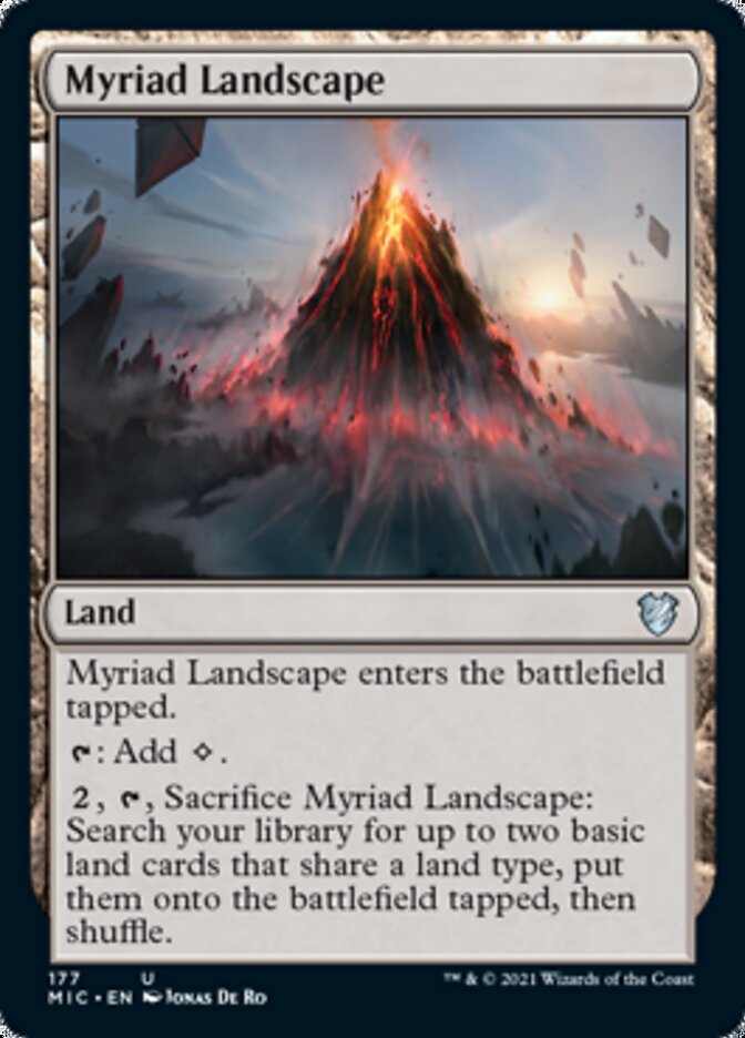 Myriad Landscape [Innistrad: Midnight Hunt Commander] | Exor Games Truro