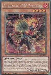 Elemental HERO Blazeman [WSUP-EN032] Prismatic Secret Rare | Exor Games Truro