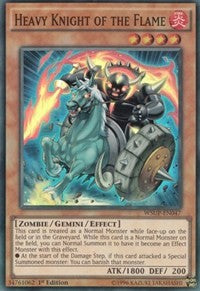Heavy Knight of the Flame [WSUP-EN047] Super Rare | Exor Games Truro