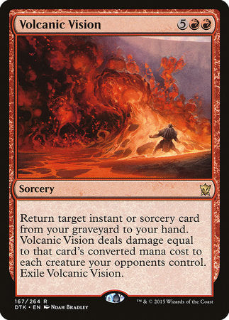 Volcanic Vision [Dragons of Tarkir] | Exor Games Truro