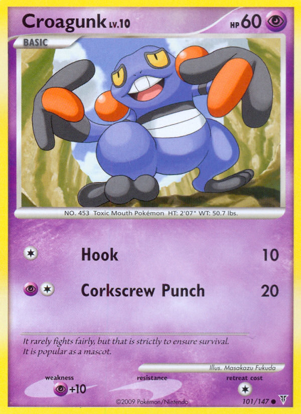 Croagunk (101/147) [Platinum: Supreme Victors] | Exor Games Truro