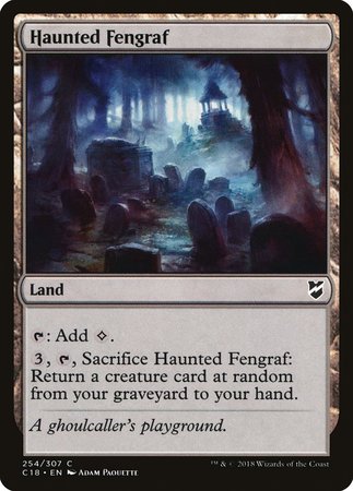 Haunted Fengraf [Commander 2018] | Exor Games Truro