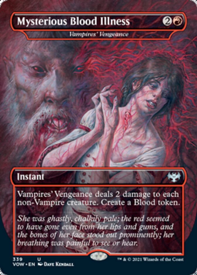 Vampires' Vengeance - Mysterious Blood Illness [Innistrad: Crimson Vow] | Exor Games Truro