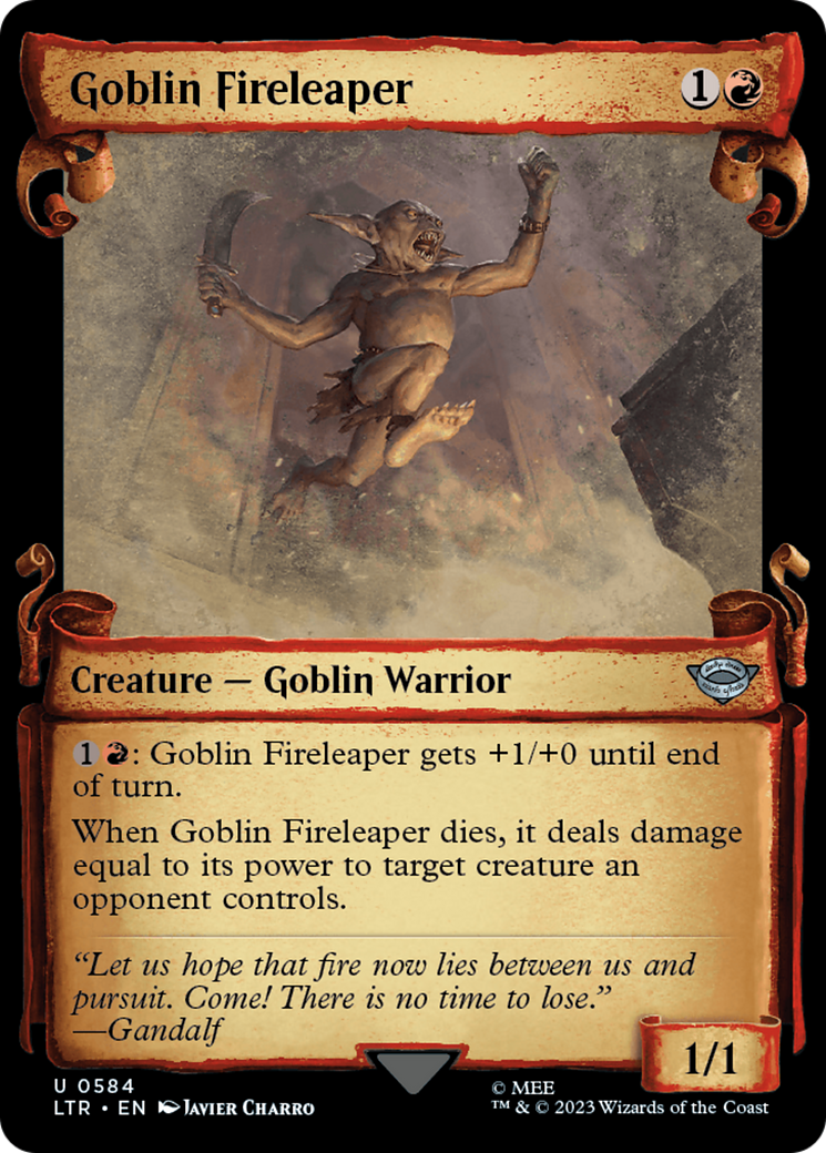 Goblin Fireleaper [The Lord of the Rings: Tales of Middle-Earth Showcase Scrolls] | Exor Games Truro