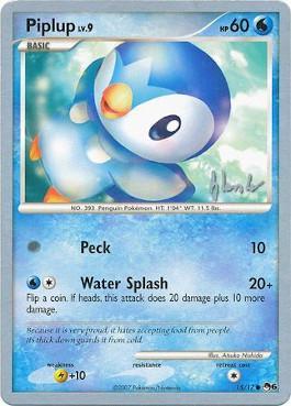 Piplup LV.9 (15/17) (Empotech - Dylan Lefavour) [World Championships 2008] | Exor Games Truro