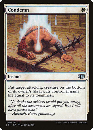 Condemn [Commander 2014] | Exor Games Truro