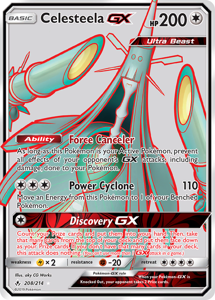 Celesteela GX (208/214) [Sun & Moon: Unbroken Bonds] | Exor Games Truro