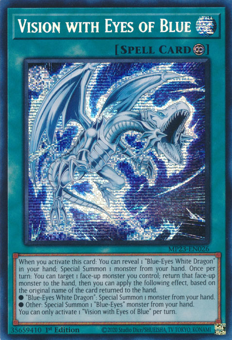 Vision with Eyes of Blue [MP23-EN026] Prismatic Secret Rare | Exor Games Truro