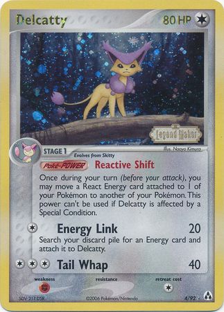 Delcatty (4/92) (Stamped) [EX: Legend Maker] | Exor Games Truro